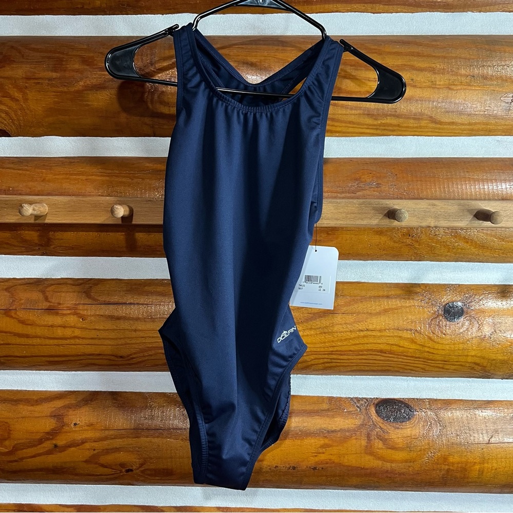 Dolfin Women’s Dark Blue One Piece Swimwear size 36